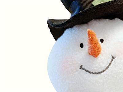 holiday stress management snowman